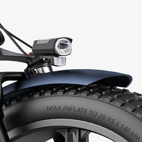 Bicicleta Elétrica Engwe Engine Pro 2.0 - Pneus De 20 Polegadas Potência 750W Bateria 52V16Ah 110KM Autonomia - Azul