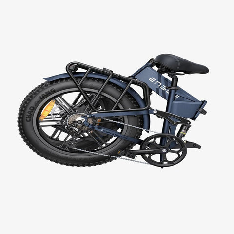 Bicicleta Elétrica Engwe Engine Pro 2.0 - Pneus De 20 Polegadas Potência 750W Bateria 52V16Ah 110KM Autonomia - Azul