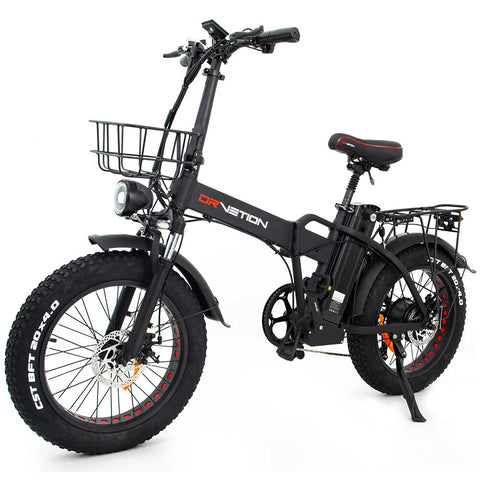 DrveTion AT20 Bicicleta Elétrica - Motor 750W Bateria 48V 15Ah  Rodas 20" Travões Hidráulicos - Preto