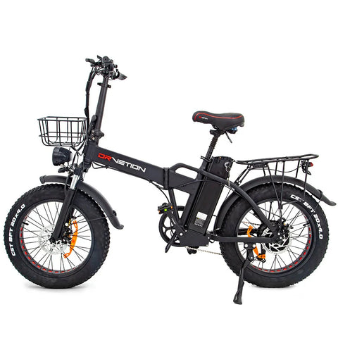 DrveTion AT20 Bicicleta Elétrica - Motor 750W Bateria 48V 20Ah  Rodas 20" Travões Hidráulicos - Preto