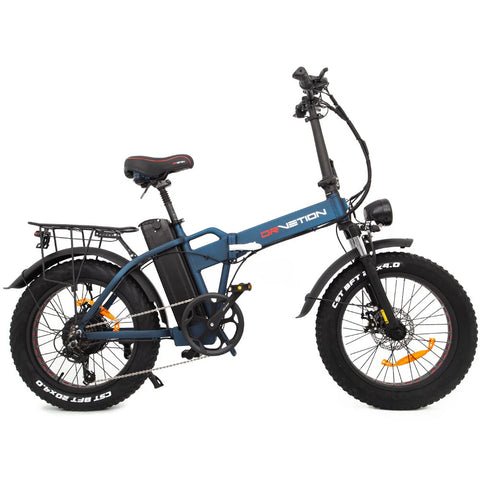DrveTion AT20 Bicicleta Elétrica - Motor 750W Bateria 48V 20Ah  Rodas 20" Travões Hidráulicos - Azul