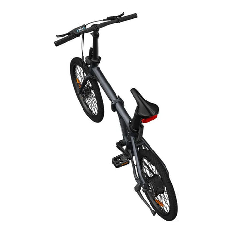 Bicicleta Elétrica ADO Air 20 - Potência 250W Bateria 36V9.6Ah Autonomia Assistida 100KM Freio a Disco Hidráulico - Cinza