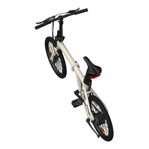 Bicicleta Elétrica ADO Air 20 - Potência 250W Bateria 36V9.6Ah Autonomia Assistida 100KM Freio a Disco Hidráulico - Branco Marfim