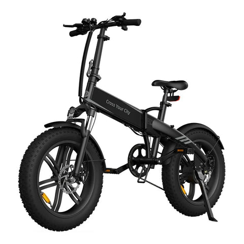 Bicicleta Elétrica ADO Beast 20F - Potência 250W Bateria 36V14.5Ah Autonomia Assistida 100KM Freio a Disco Hidráulico - Preto