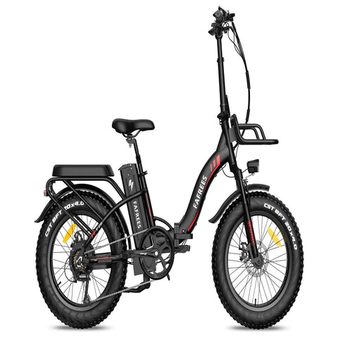 FAFREES F20 Max - Bicicleta Elétrica 500W | 864WH Bateria | 75KM Autonomia | Preto
