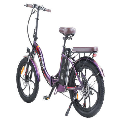 Bicicleta Elétrica FAFREES F20 Pro 250W | 648WH | 80KM Autonomia | Travões de Disco | Roxo Deslumbrantee