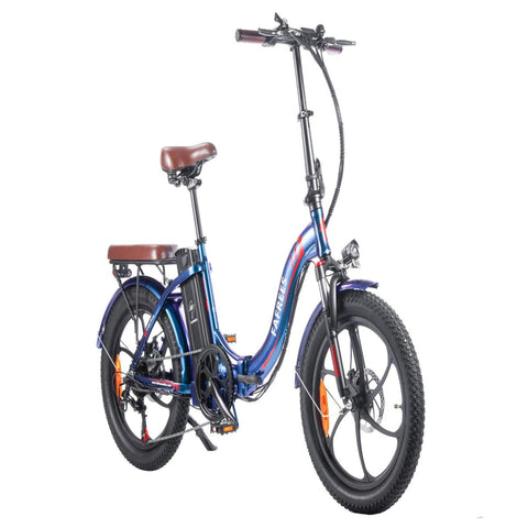 Bicicleta Elétrica FAFREES F20 Pro 250W | 648WH | 80KM Autonomia | Travões de Disco | Azul Deslumbrante
