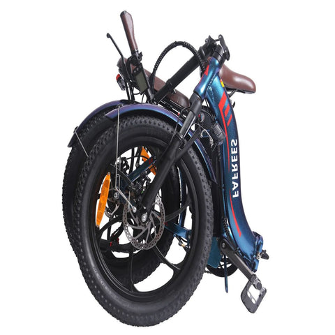 Bicicleta Elétrica FAFREES F20 Pro 250W | 648WH | 80KM Autonomia | Travões de Disco | Azul Deslumbrante