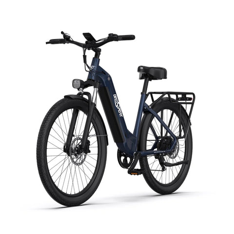 ONESPORT OT05 Bicicleta Elétrica - 250W Motor 36V18.2Ah Bateria 60KM Autonomia Freio de Disco - Azul