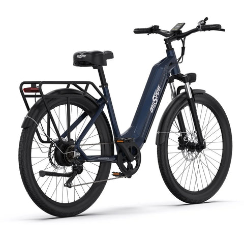 ONESPORT OT05 Bicicleta Elétrica - 250W Motor 36V18.2Ah Bateria 60KM Autonomia Freio de Disco - Azul