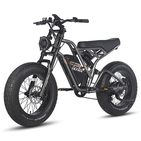 Bicicleta Elétrica FAFREES F20 Ultra - Motor 750W Bateria 48V25AH Alcance 140KM Freio a Disco Mecânico - Preto