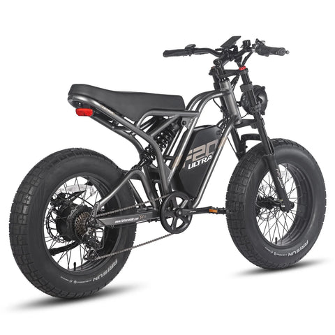 Bicicleta Elétrica FAFREES F20 Ultra - Motor 750W Bateria 48V25AH Alcance 140KM Freio a Disco Mecânico - Preto