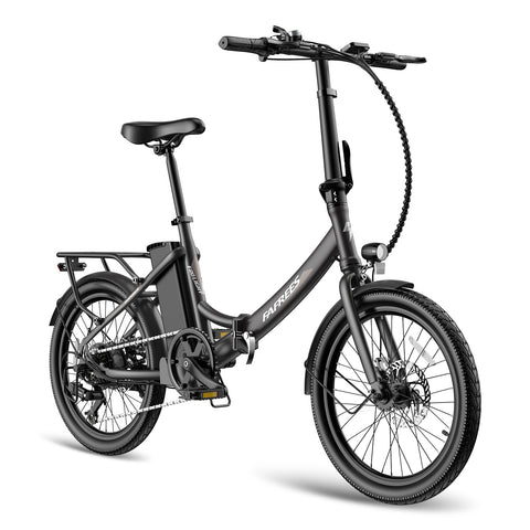 Bicicleta Elétrica FAFREES F20 Light 16.75AH - Motor 250W Bateria 36V16.75Ah Alcance 130KM Freio a Disco Mecânico - Preto
