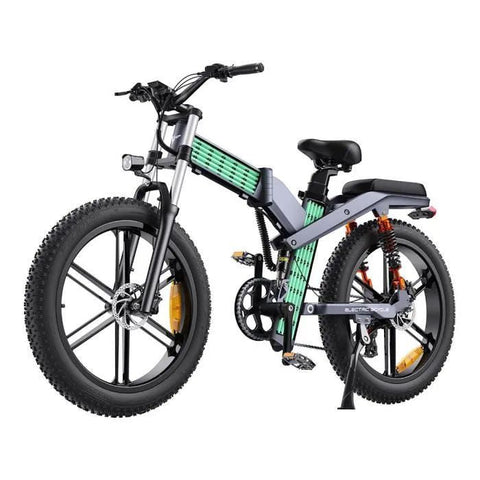 ENGWE X26 19.2AH - Potente bicicleta elétrica | Autonomia de 90KM | Disco de freio | Cor cinza