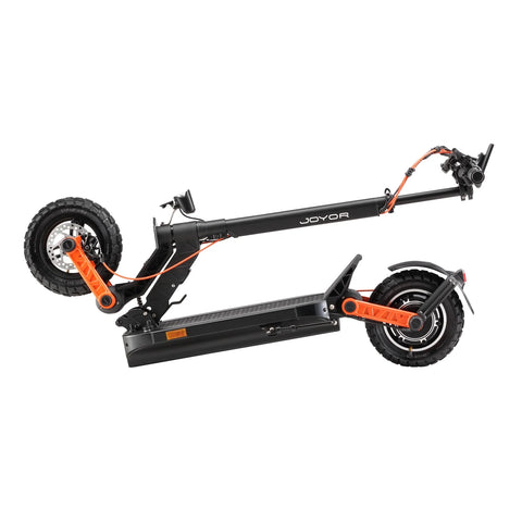 JOYOR S5 Dobrável Certificação ABE Patinete Elétrico - Motor 500W Bateria 48V13AH Pneus de 10 Polegadas Freios a Disco - Preto