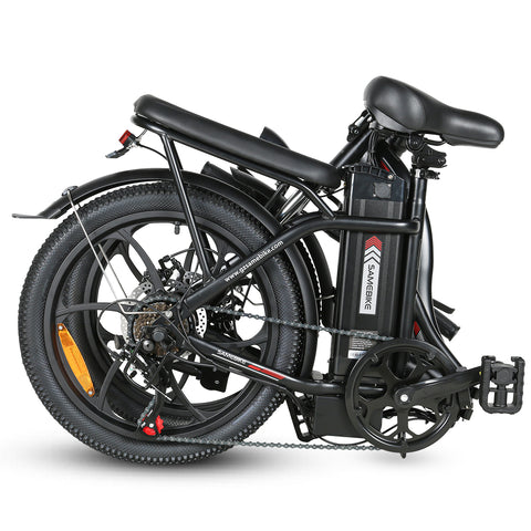 SAMEBIKE CY20-IT Bicicleta Elétrica - Motor 350W Bateria 36V13AH Autonomia 35KM Travão a Disco Mecânico - Lago Azul