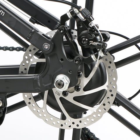 SAMEBIKE LO26-II-IT Bicicleta Elétrica - Motor 500W Bateria 48V10AH Autonomia 40KM Travão a Disco Mecânico - Preto