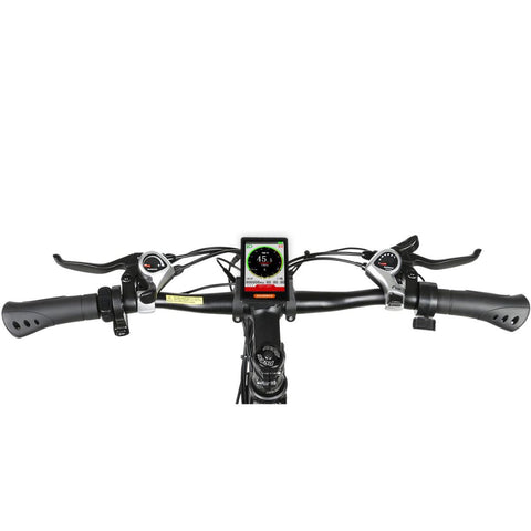 SAMEBIKE LO26-II-FT Bicicleta Elétrica - Motor 500W Bateria 48V12.5AH Autonomia 45KM Travão a Disco Mecânico - Branco