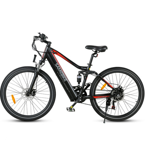SAMEBIKE XD26 Bicicleta Elétrica - Motor 750W Bateria 48V14AH Autonomia 45KM Travão a Disco Mecânico - Preto