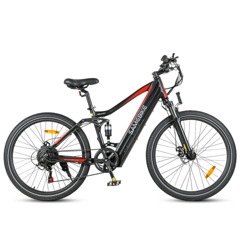SAMEBIKE XD26 Bicicleta Elétrica - Motor 750W Bateria 48V14AH Autonomia 45KM Travão a Disco Mecânico - Preto