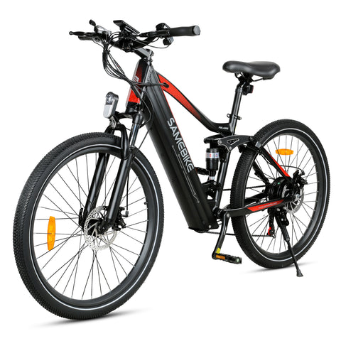 SAMEBIKE XD26 Bicicleta Elétrica - Motor 750W Bateria 48V14AH Autonomia 45KM Travão a Disco Mecânico - Preto