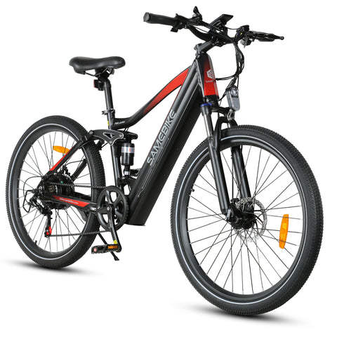 SAMEBIKE XD26 Bicicleta Elétrica - Motor 750W Bateria 48V14AH Autonomia 45KM Travão a Disco Mecânico - Preto