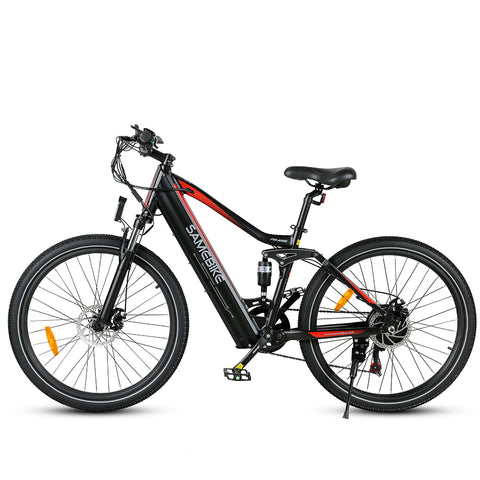 SAMEBIKE XD26-II Bicicleta Elétrica - Motor 750W Bateria 48V14AH Autonomia 45KM Travão a Disco Hidráulico - Preto