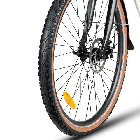 SAMEBIKE RS-A07 Bicicleta Elétrica - Motor 500W Bateria 36V13Ah Autonomia 40KM Travão a Disco Mecânico - Lago Azul