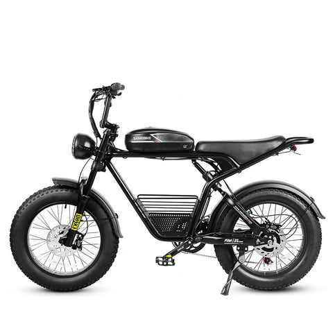 SAMEBIKE M20-I Bicicleta Elétrica - Motor 1200W Bateria 48V18Ah Autonomia 65KM Travão a Disco Hidráulico - Preto