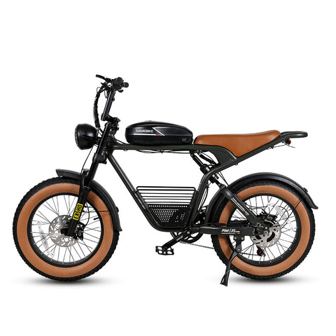 SAMEBIKE M20-I Bicicleta Elétrica - Motor 1200W Bateria 48V18Ah Autonomia 65KM Travão a Disco Hidráulico - Verde
