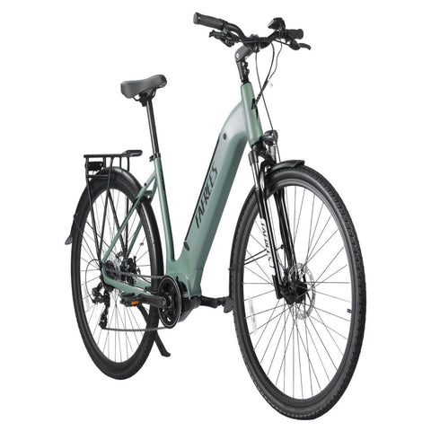 Bicicleta Elétrica FAFREES FM9 - 250W Bateria 540WH Alcance 110KM Freios a Disco - Verde