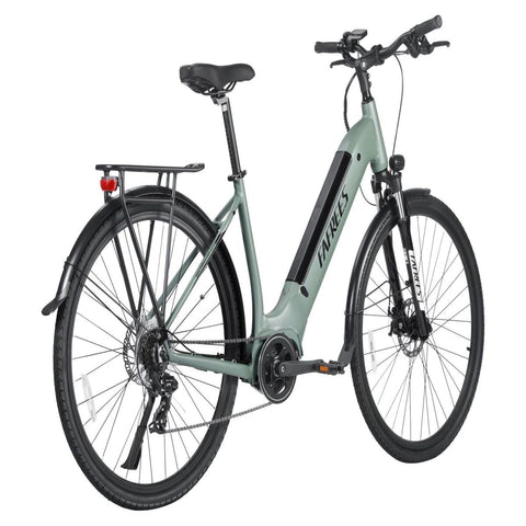 Bicicleta Elétrica FAFREES FM9 - 250W Bateria 540WH Alcance 110KM Freios a Disco - Verde