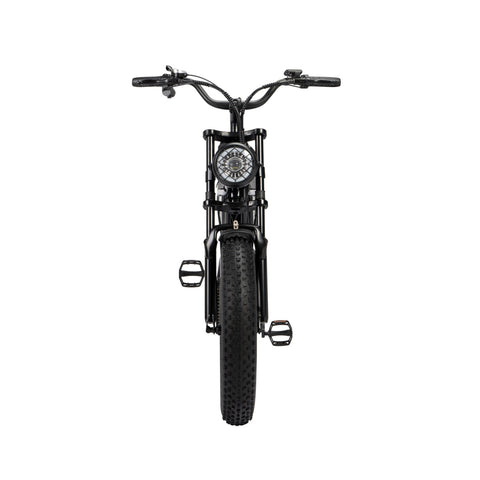 Ridstar Q20 Bicicleta Elétrica - Motor 500W Bateria 48V15Ah Pneus de 20 Polegadas Travão a Disco Mecânico - Preto