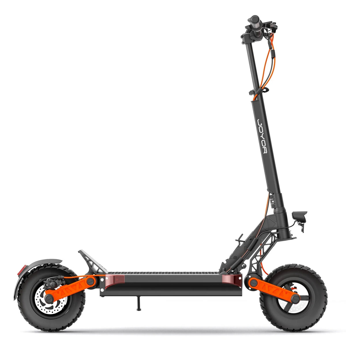 JOYOR S8 Dobrável Patinete Elétrico - Motor 600W Bateria 48V26AH Pneus de 10 Polegadas Freios a Disco Mecânico - Preto