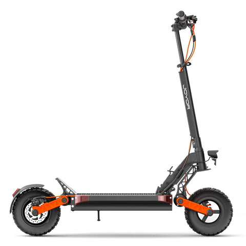 JOYOR S8 Dobrável Patinete Elétrico - Motor 600W Bateria 48V26AH Pneus de 10 Polegadas Freios a Disco Mecânico - Preto