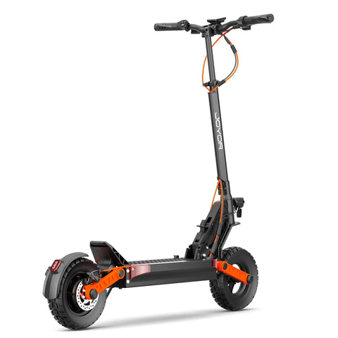 JOYOR S8 Dobrável Patinete Elétrico - Motor 600W Bateria 48V26AH Pneus de 10 Polegadas Freios a Disco Mecânico - Preto