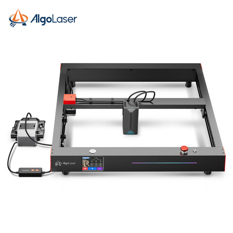 Máquina De Gravação A Laser AlgoLaser Delta - A Potência Do Laser é De 22W A Velocidade De Gravação é De 30000mm/min, A Area De Trabalho é De 440mm*415mm, A Tecnologia De Fonte De Luz é Luz Combinada De Polarização - Preto Vermelho