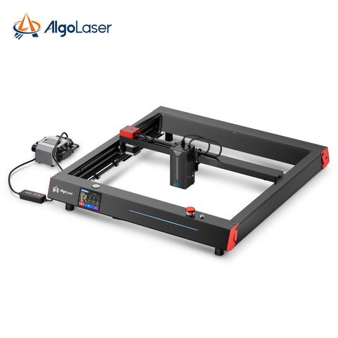 Máquina De Gravação A Laser AlgoLaser Delta - A Potência Do Laser é De 22W A Velocidade De Gravação é De 30000mm/min, A Area De Trabalho é De 440mm*415mm, A Tecnologia De Fonte De Luz é Luz Combinada De Polarização - Preto Vermelho