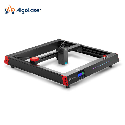 Máquina De Gravação A Laser AlgoLaser Delta - A Potência Do Laser é De 22W A Velocidade De Gravação é De 30000mm/min, A Area De Trabalho é De 440mm*415mm, A Tecnologia De Fonte De Luz é Luz Combinada De Polarização - Preto Vermelho