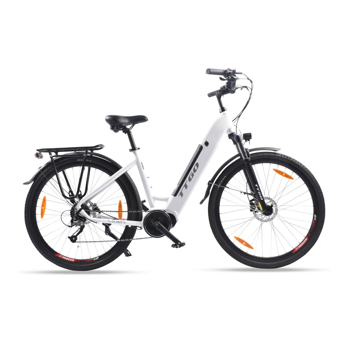 Honey Whale M2MAX-B Trotinete Elétrica - Potência 350W Bateria 36V12.5AH Rodas de 10 Polegadas Freio a Disco - Laranja