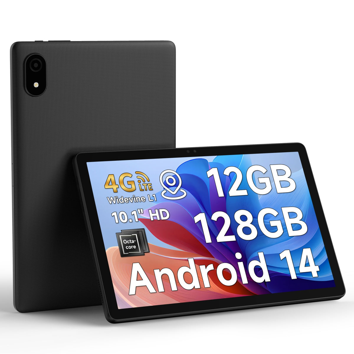 Tablet Alldocube iPlay 60 S 4G - Tela 10,1 polegadas processador Unisoc T606 Android 14 4GB+128GB Bateria 6200mAh - Cinza