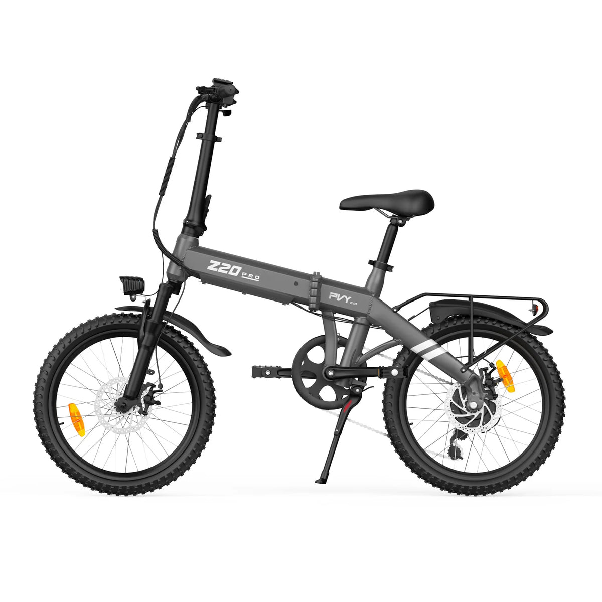 Bicicleta Elétrica PVY Z20 PRO EVO – Motor 250W Bateria 36V14.5AH Pneus De 20 Polegadas Travões De Disco Mecânicos - Cinza
