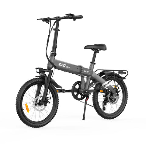 Bicicleta Elétrica PVY Z20 PRO EVO – Motor 250W Bateria 36V14.5AH Pneus De 20 Polegadas Travões De Disco Mecânicos - Cinza