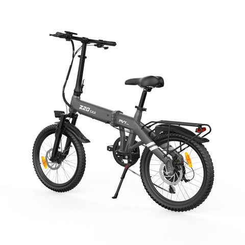 Bicicleta Elétrica PVY Z20 PRO EVO – Motor 250W Bateria 36V14.5AH Pneus De 20 Polegadas Travões De Disco Mecânicos - Cinza