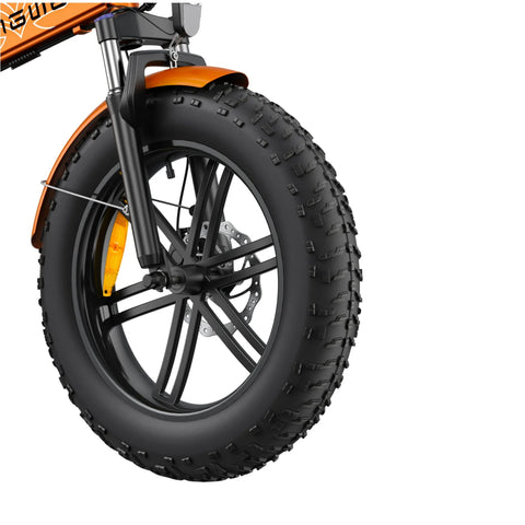 ENGWE EP-2 BOOST E-bike - Motor 250W Bateria 624Wh Pneus de 20*4 Polegadas Travões Hidráulicos - Marrom