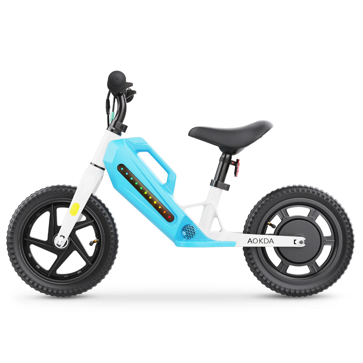 AOKDA AO-K8 Bicicleta de Equilíbrio Elétrica Crianças - Motor 180W Bateria 21.6V5.2AH Roda 12" - Azul