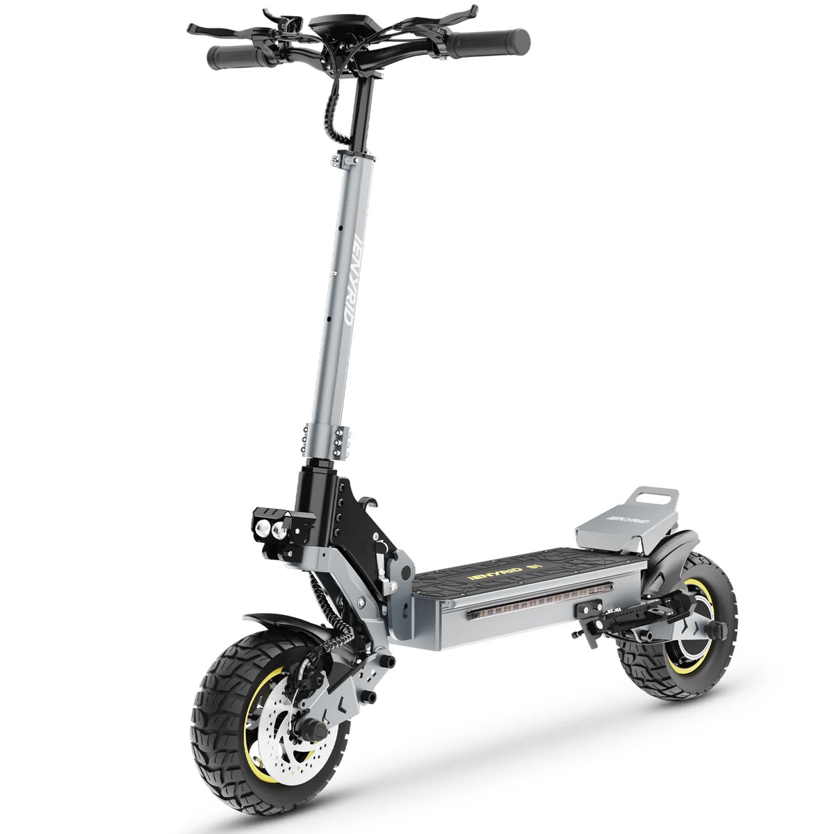 Trotinete Elétrica iENYRID IE-S1 - Motor 800W Bateria 48V15Ah Freio a Disco Dobrável - Cinza