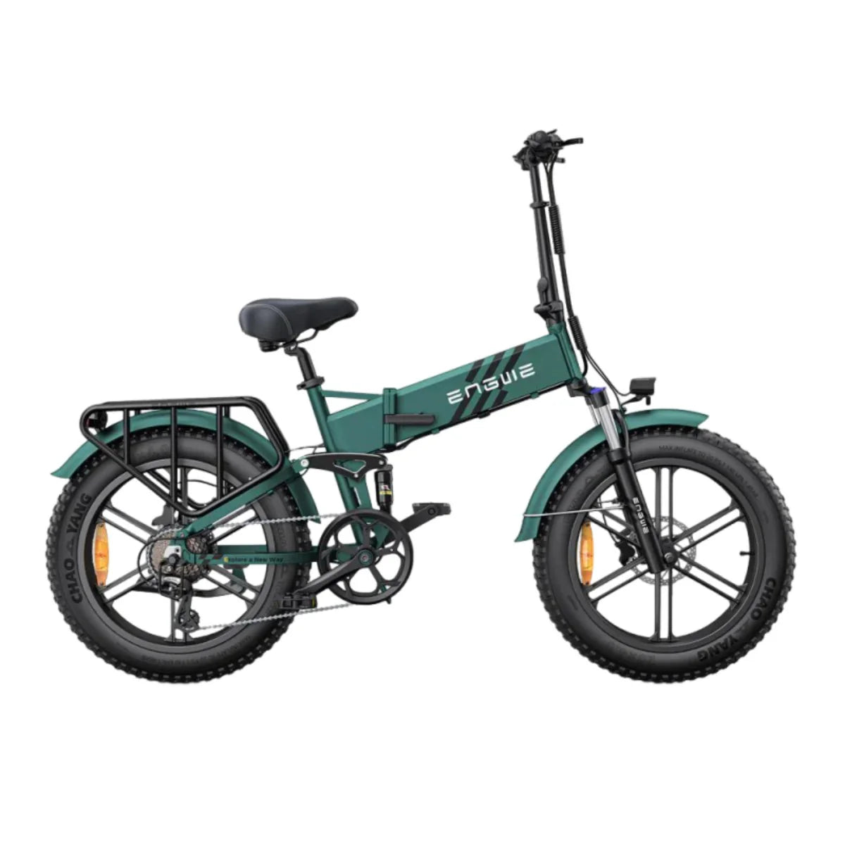 ENGWE ENGINE PRO 2.0 E-bike - Motor 750W Bateria 48V16AH Shimano 8 Velocidades Suspensão Total - Verde