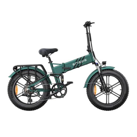 ENGWE ENGINE PRO 2.0 E-bike - Motor 750W Bateria 48V16AH Shimano 8 Velocidades Suspensão Total - Verde
