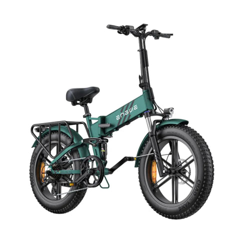 ENGWE ENGINE PRO 2.0 E-bike - Motor 750W Bateria 48V16AH Shimano 8 Velocidades Suspensão Total - Verde